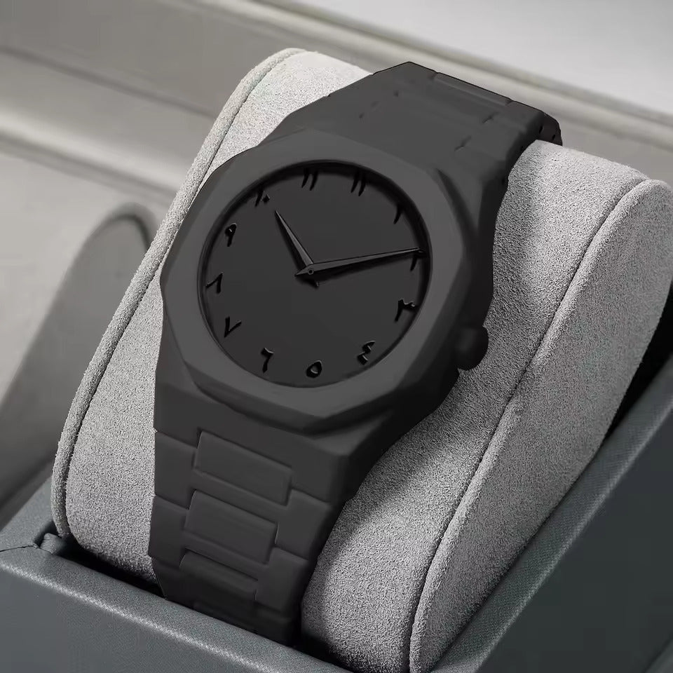 Novis™ Black Quartz Watch