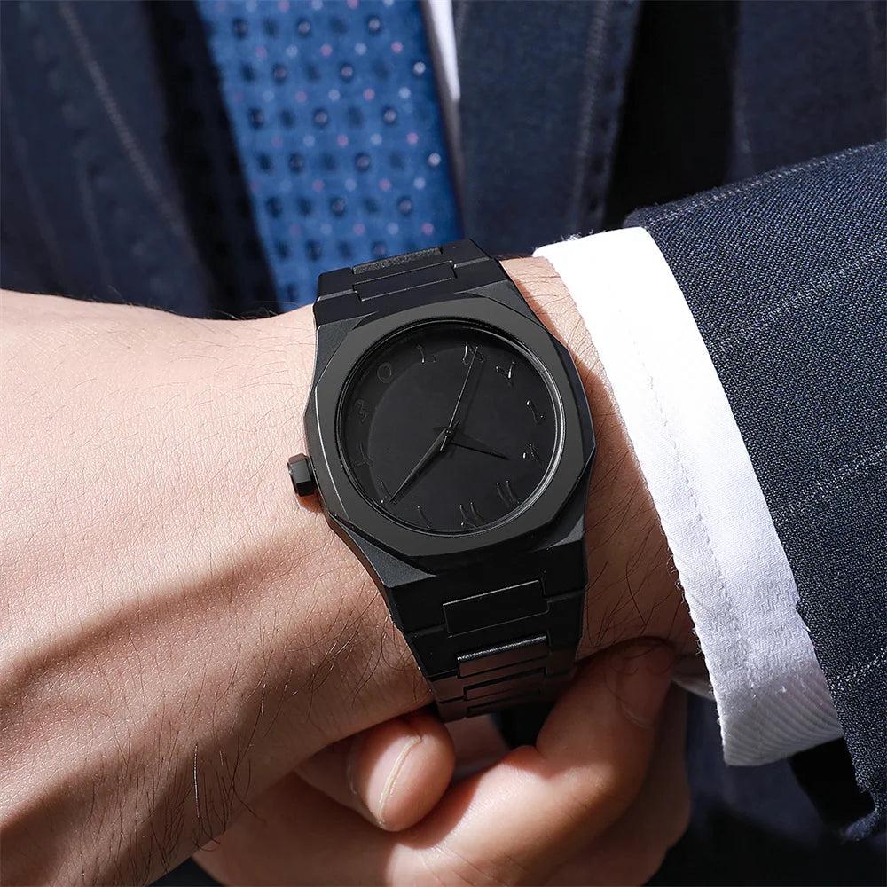 Novis™ Black Quartz Watch